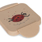 Konges Sløjd snack box with removable divider - Ladybug