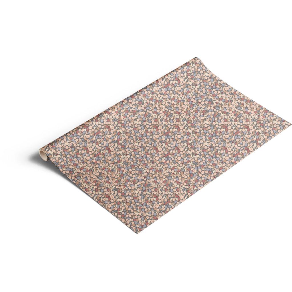 Konges Sløjd Papier d'emballage cadeau / papier d'emballage - Marche de fleur - 10 mètres