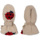 Konges Sløjd Jody Teddy wanten - Ladybug sand - Want - Kinderwanten