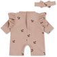 Konges Sløjd Poppenkleding strand set badpak - Cherry blush - 35 cm - Kleding set