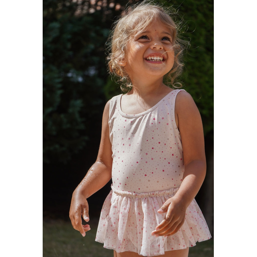 Konges Sløjd Strut swimsuit child - Etoile pink sparkle