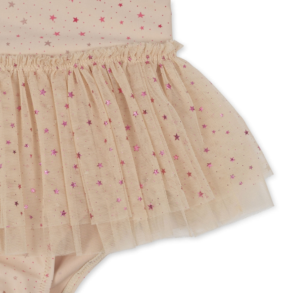 Konges Sløjd Maillot de bain enfant Strut - Etoile rose pailleté