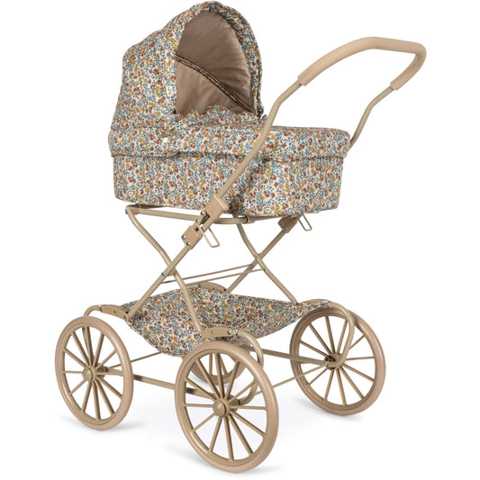 Konges Sløjd Poppenwagen/Doll Pram Vintage - Opvouwbaar - Bibi Fleur