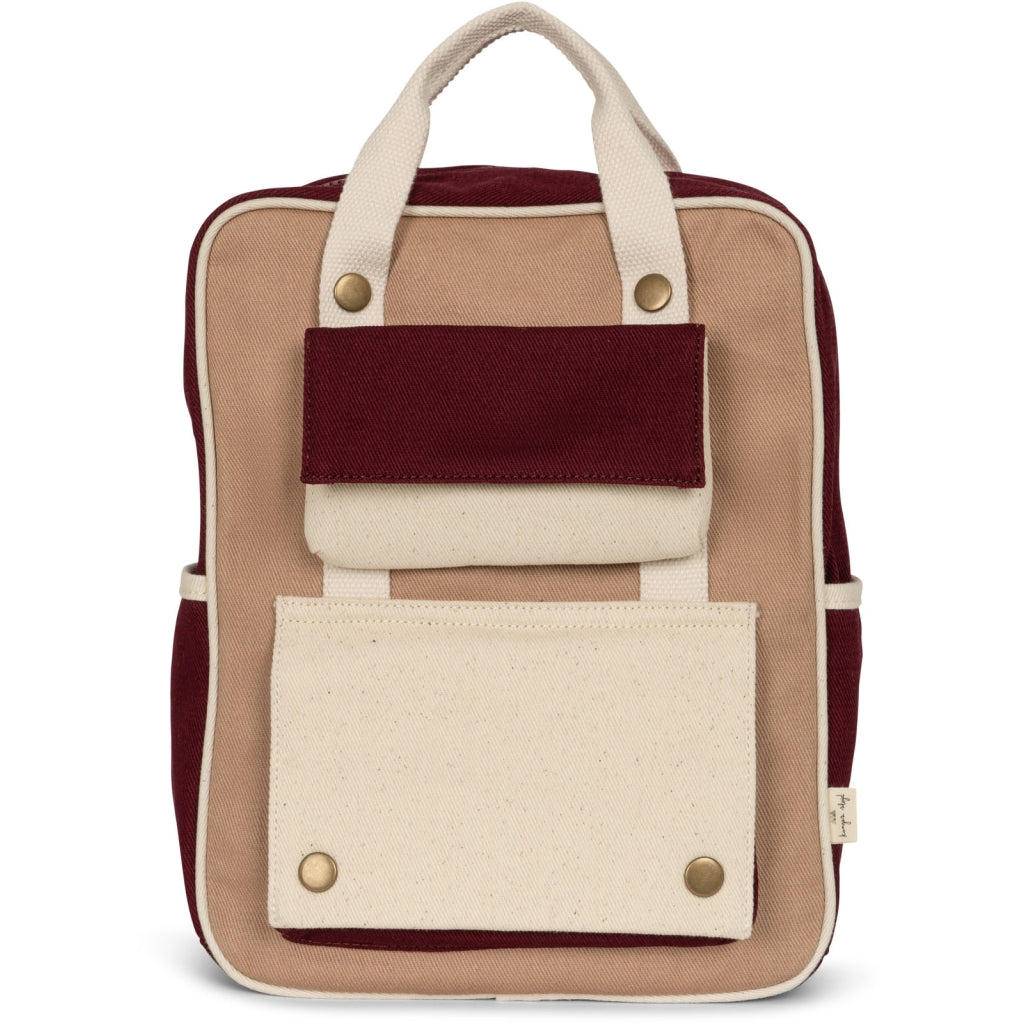 Konges Sløjd Malie backpack child - Syrah color block