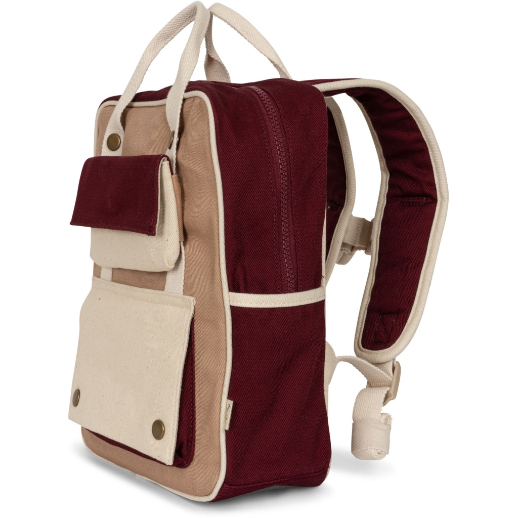 Konges Sløjd Malie backpack child - Syrah color block