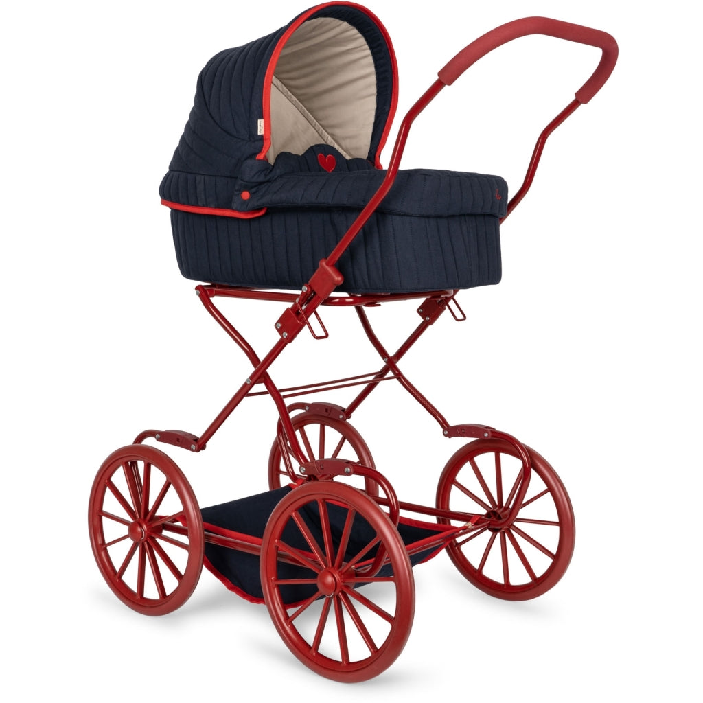 Konges Sløjd Doll Carriage/Poupée Landau vintage - Pliable - Total Eclipse