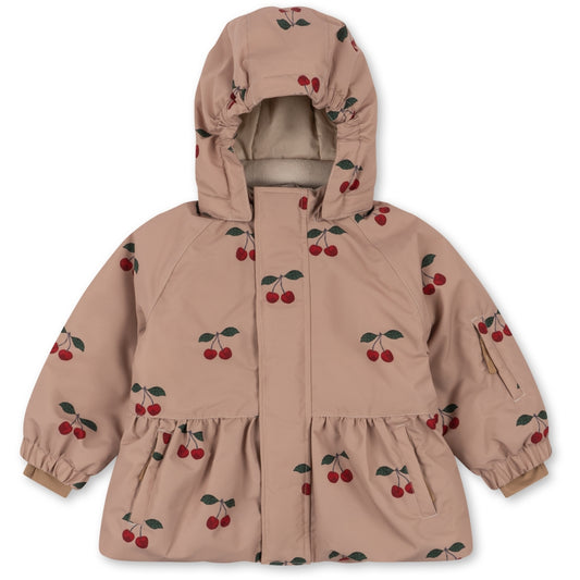 Konges Sløjd Mismou Frill Jacket - Veste de sports d'hiver Enfant - Combinaison de ski - Ma grand cerise