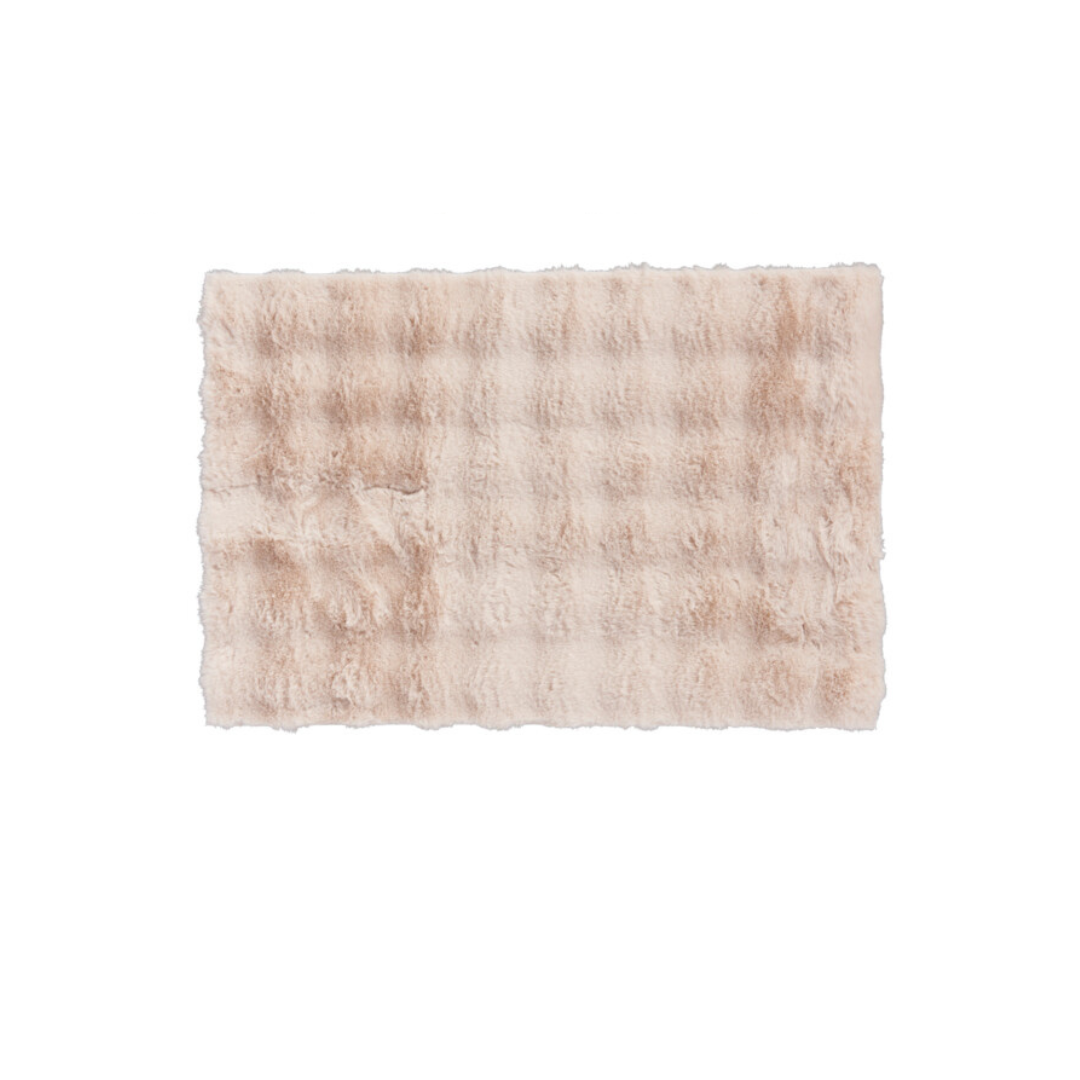 Home & Styling Vloerkleed Faux Fur - 90x60cm - Bruin