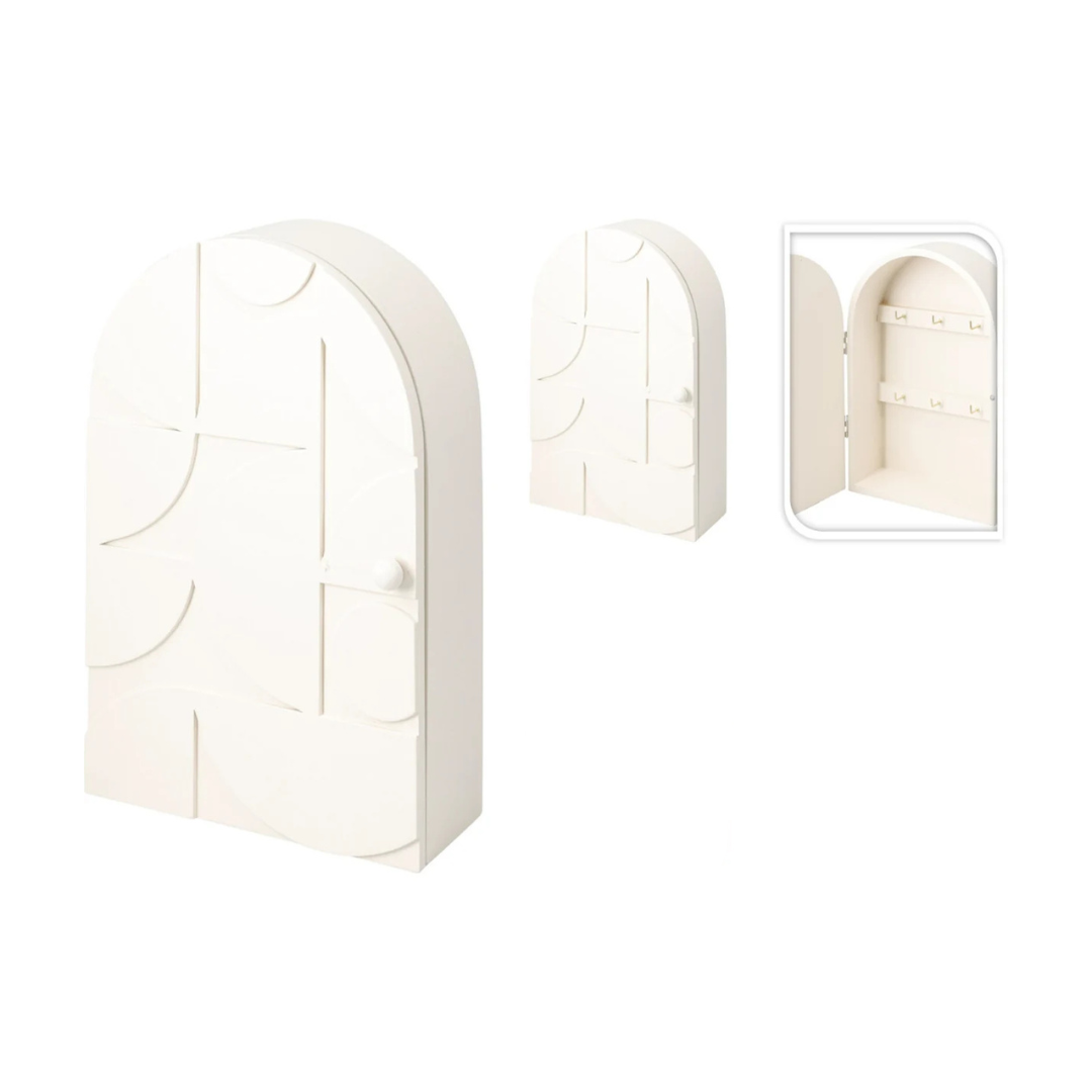 Home & Styling Sleutelkast - 18x6x27cm - Wit