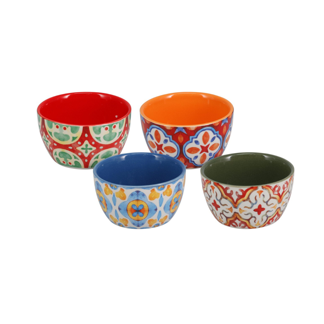Home & Styling Kommen - Set van 4 stuks - Multi