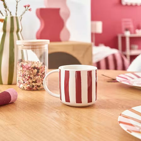 Secret de Gourmet Mok Chéri - 34cl - 14x8x9cm - Rood