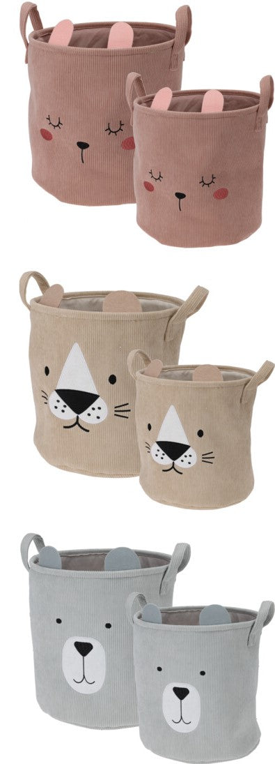 Home &amp; Styling Panier de rangement pour enfants - Lot de 2 - Multi