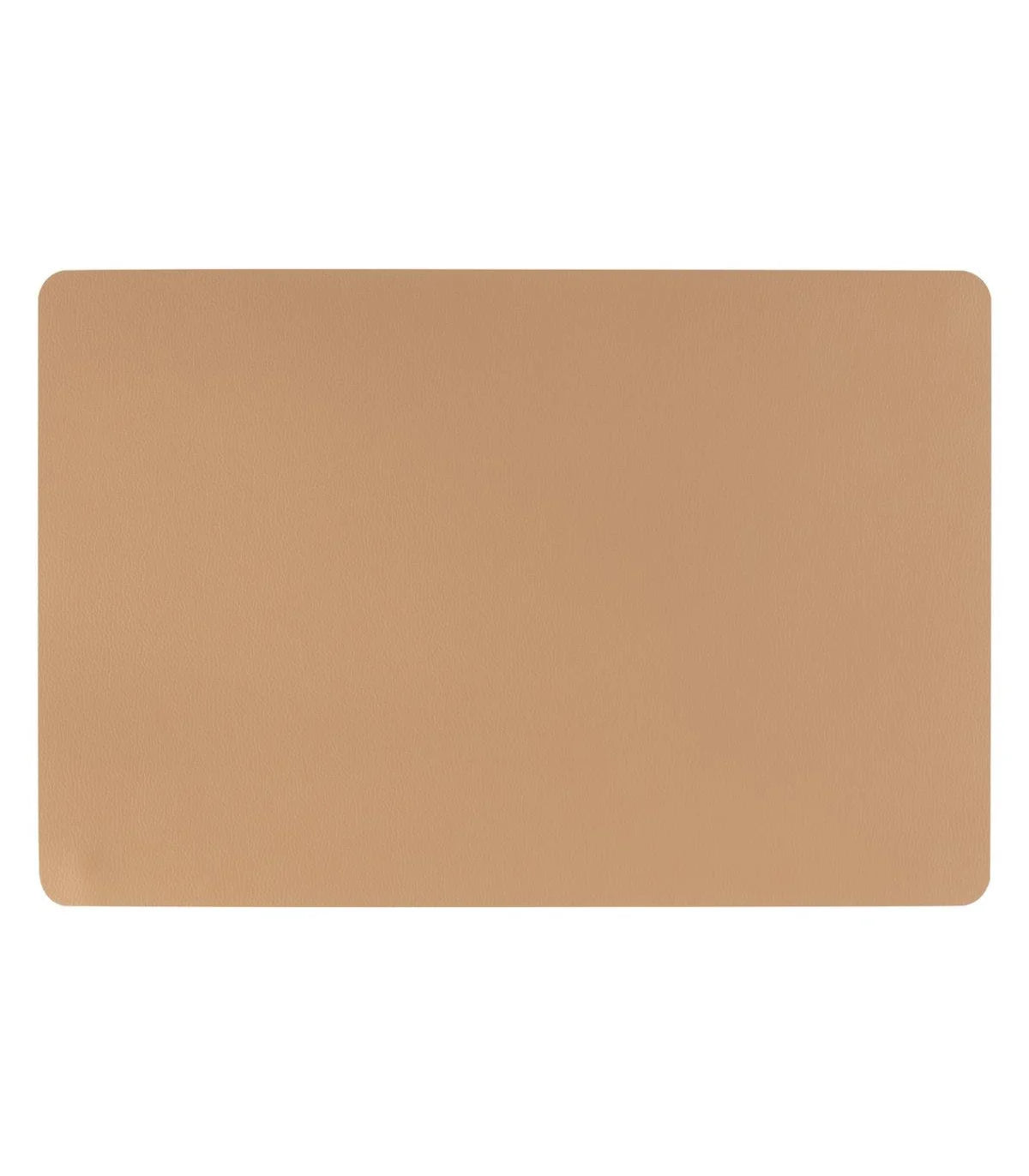 Secret de Gourmet Placemat set van 4 - Camel - Lederlook - 45 x 30 cm - Onderleggers