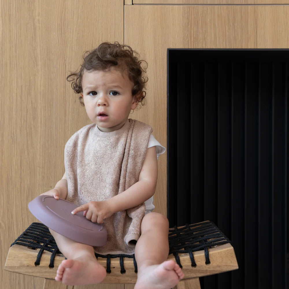 Bavoirs Timboo XXL lot de 2 - Extra doux - Apricot Blush/Misty Rose