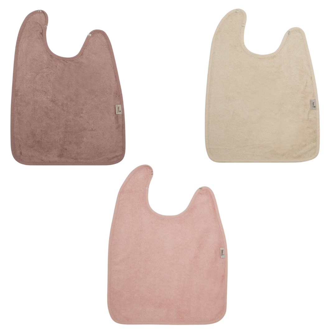 BEAU by Bo Timboo XXL slabben set van 3 - Extra zacht - Frosted Almond/Mellow Mauve/Misty Rose