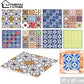 Fornord Coaster Square Mosaic Design