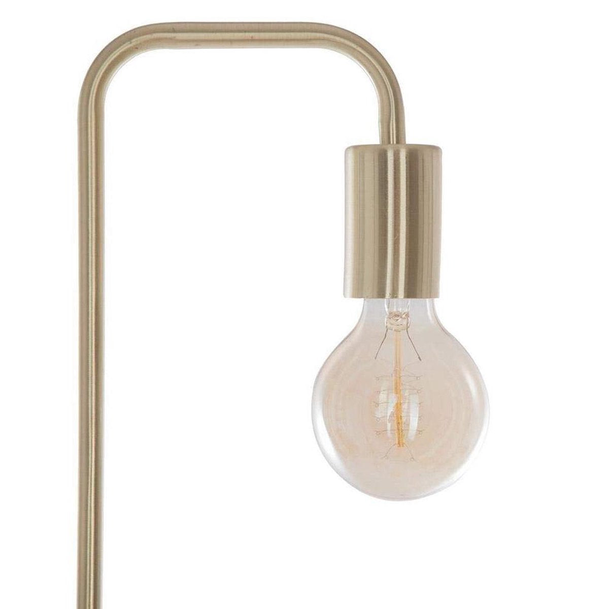 Metalen Vloerlamp staande lamp goud -