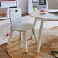 BEAU by Bo Kindertafel en Kinderstoel Wit