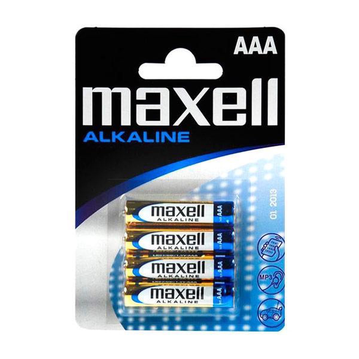 MAXELL | Batterie Maxell AAA 4 pièces