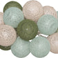 Atmosphera LED Party Lighting Balls Light Blue/Green/Pink - 16 Balls - D3.5 cm - Army