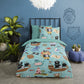 Good Morning Kids Duvet cover Land and Sea - 140x220cm + 60x70cm - Set of 2 - Multi