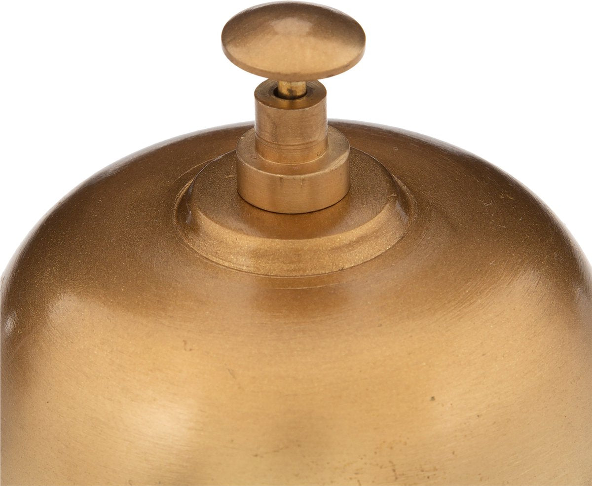 Atmosphera Kids Luxury Reception Bell - Table Bell - Mango wood - Gold