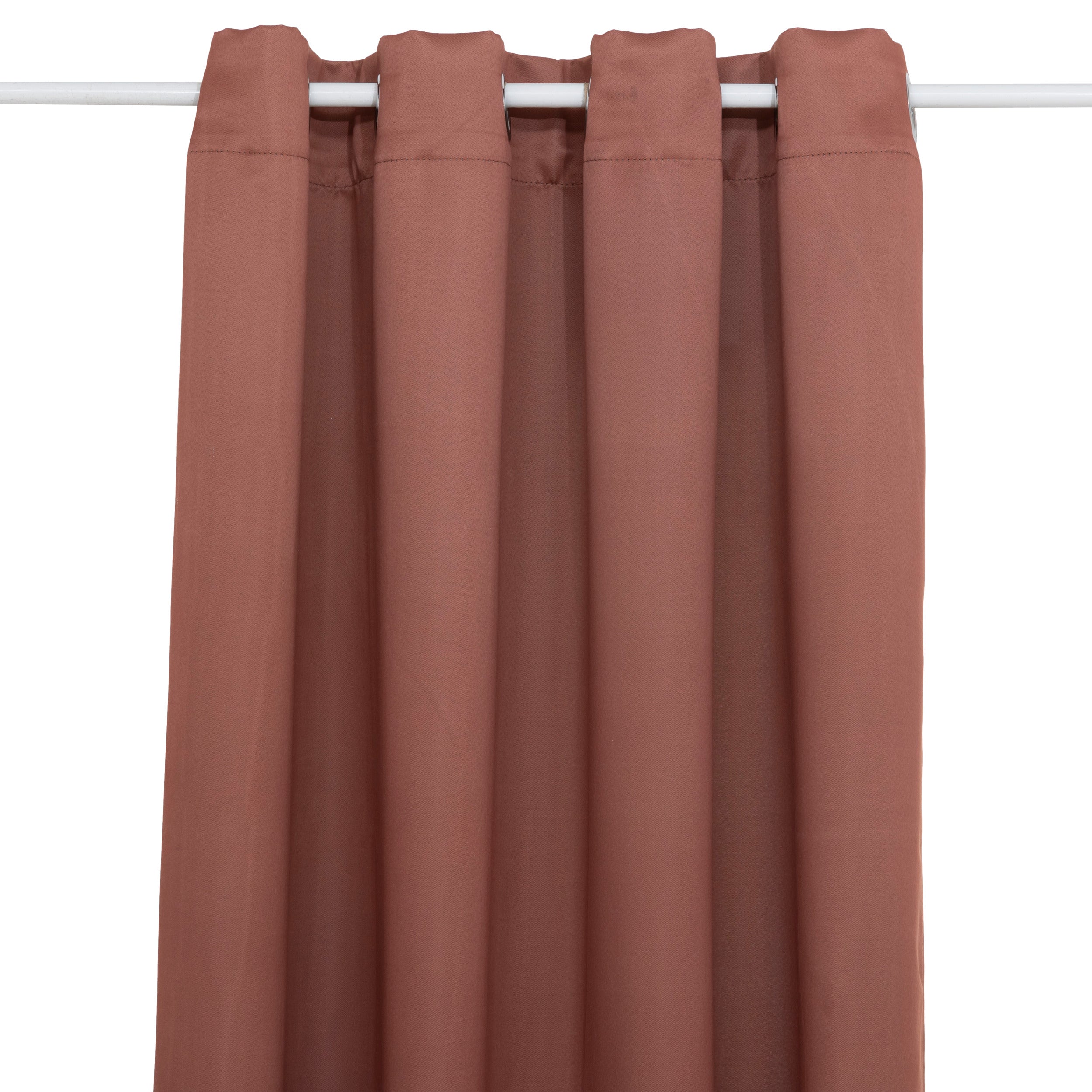 Atmosphera Insulating Taupe curtain with 140 x 260 cm - curtain window coverings - ready-made curtains with hooks and rings