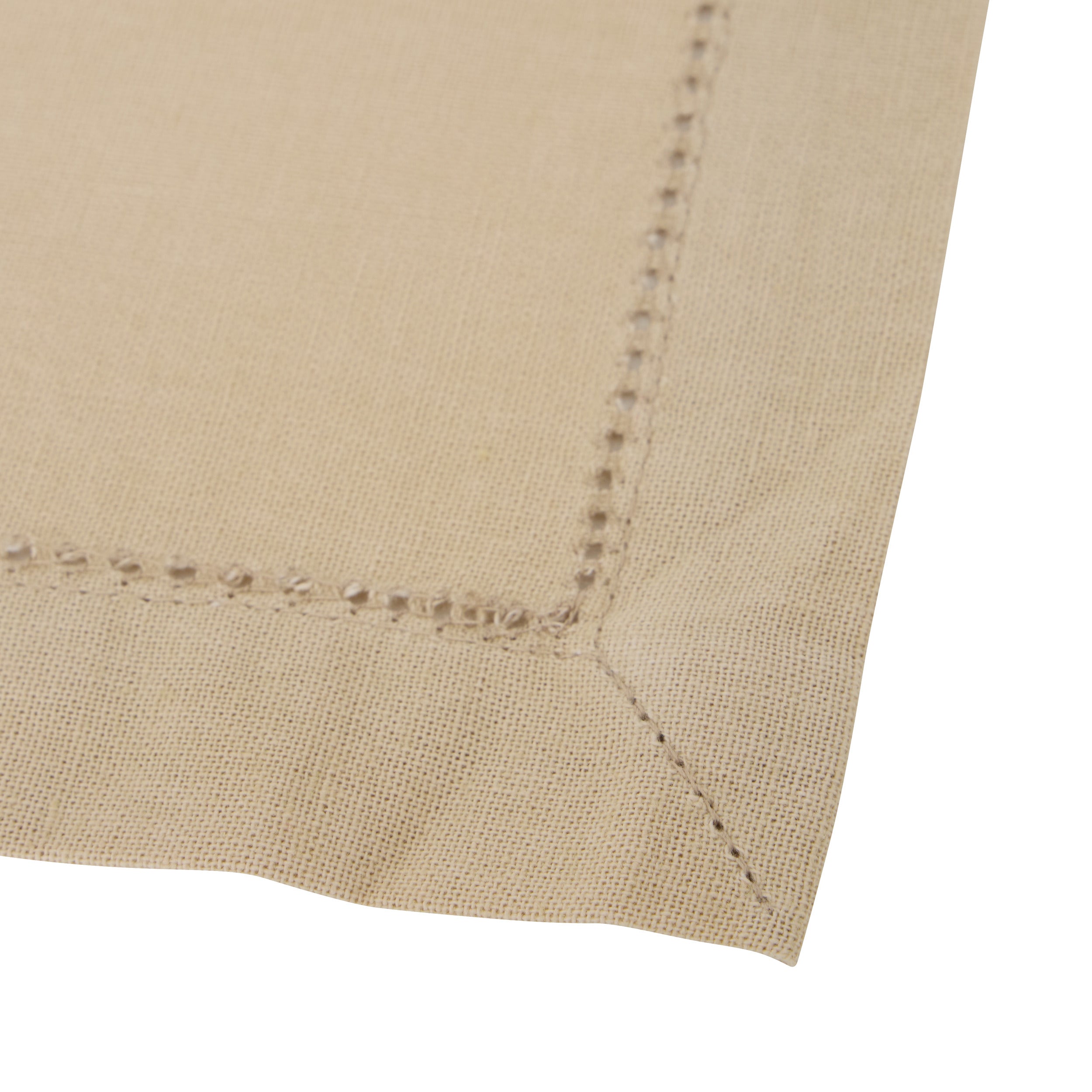 Atmosphera Katoenen Jane Servetten - 4 stuks - Stoffen servetten - 40x40cm - Beige