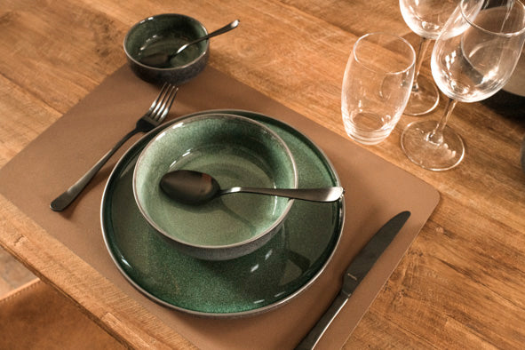 Cosy &amp; Trendy Assiette creuse Lerida / Ø16xH6cm - Vert