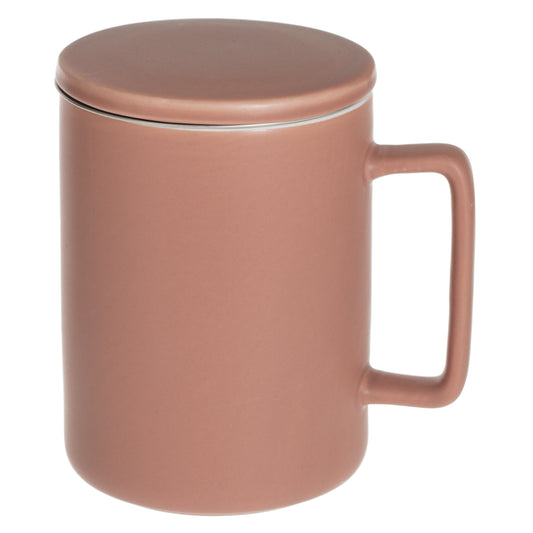 Tasse à thé avec filtre 5Five Lisa - Sachet de thé - 40CL - Terre cuite