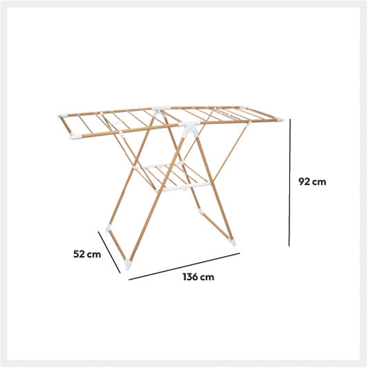 5Five Étendoir Bara 13 mètres - Pliable - Extra robuste