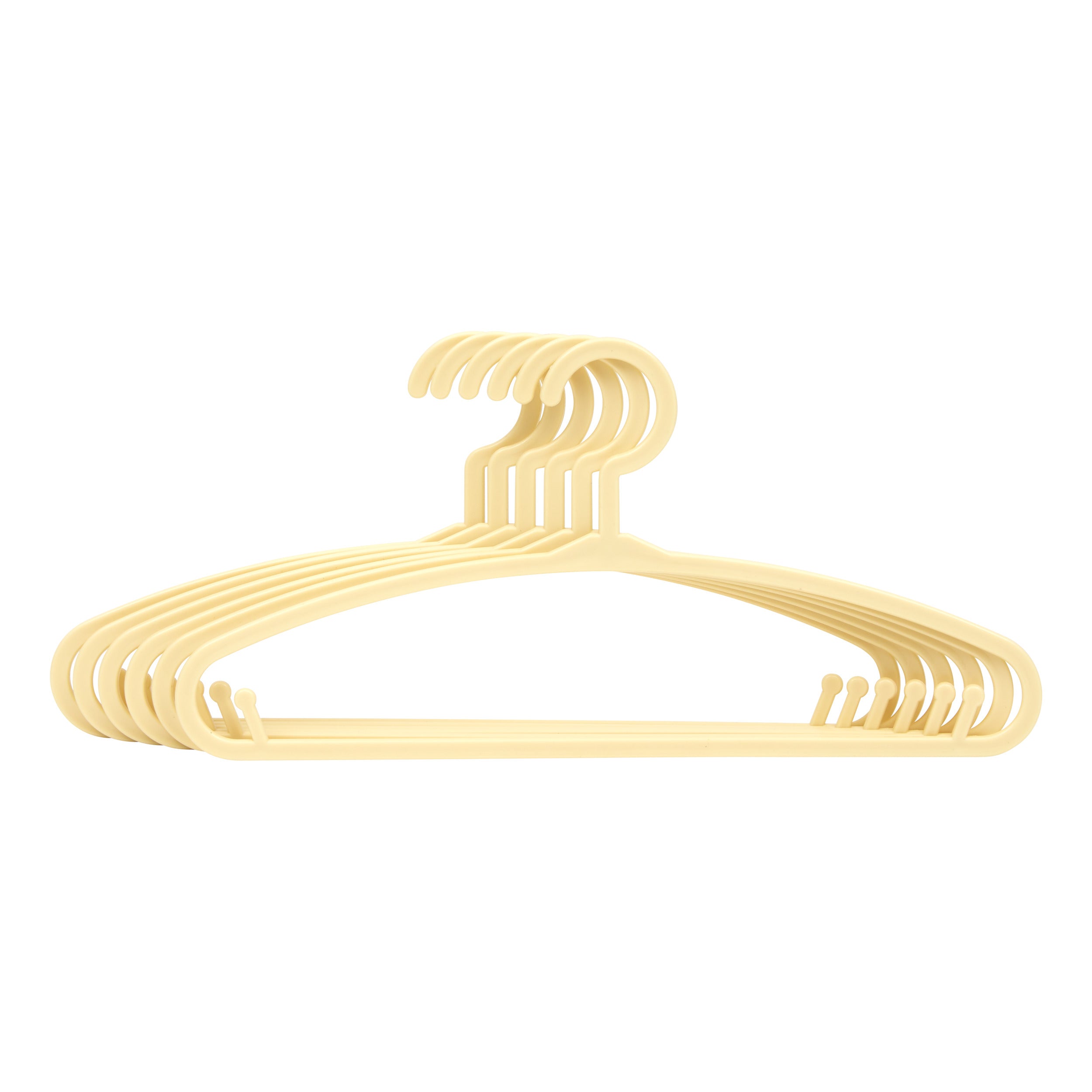 Atmosphera Kids Kinderhanger - Kledinghanger - Geel - 24 stuks - Kunststof