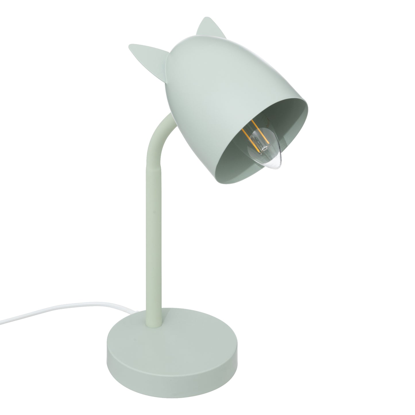 BEAU by Bo Lampe de bureau Oreilles vert menthe avec 3 ampoules LED E14