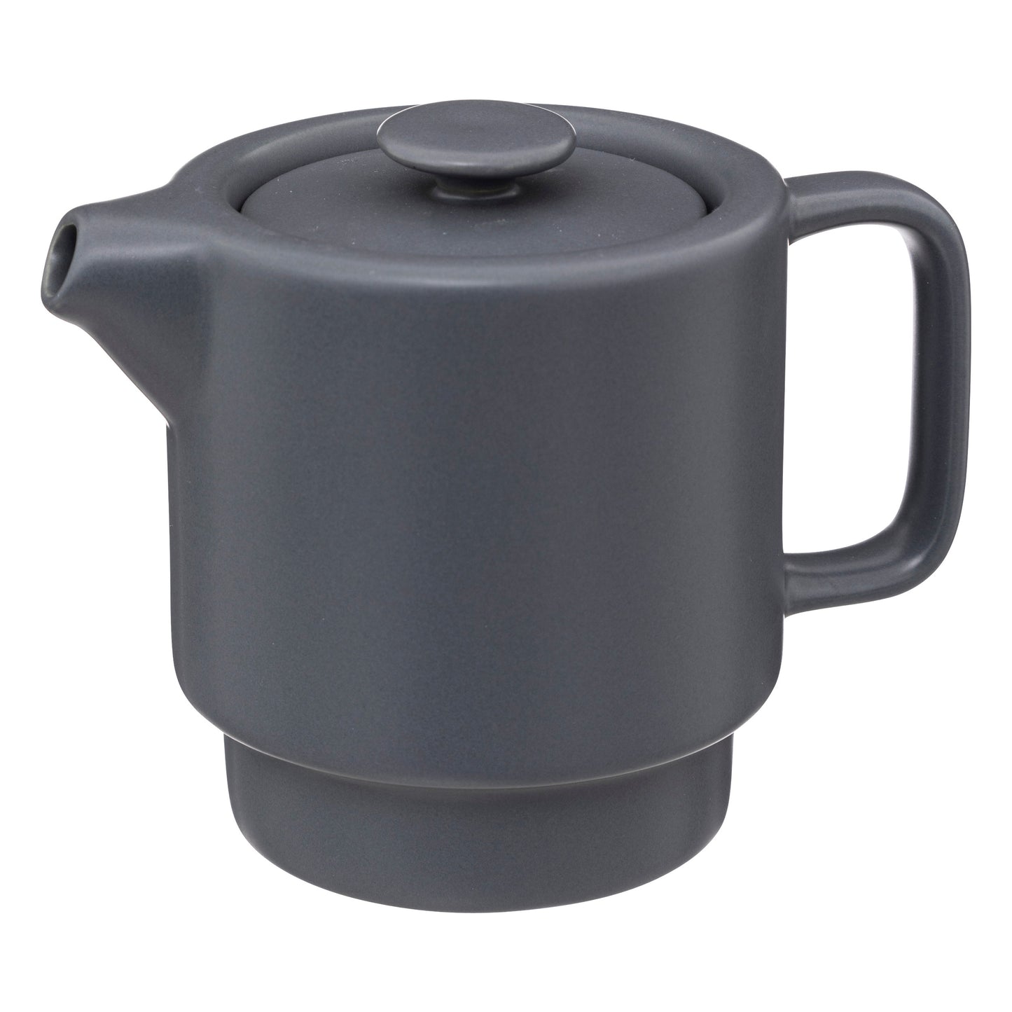 Secret de Gourmet 3 in 1 Teapot + Cup + Coaster Ceramic - Blue Gray