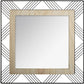 Atmosphera Kids Joe mirror square with wood 45x45cm