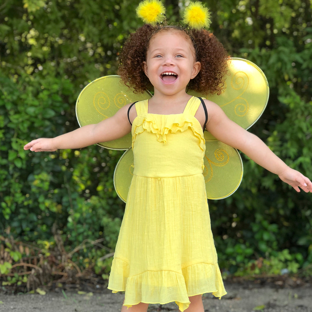 Great Pretenders Fancy Dress Bumblebee headband with wings - Yellow