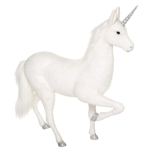 Fééric Lights and Christmas Christmas decoration unicorn - 80x22x92cm - white