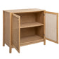 BEAU Canna houten/rotan 2D dressoir - L100xD45xh89cm - Bruin