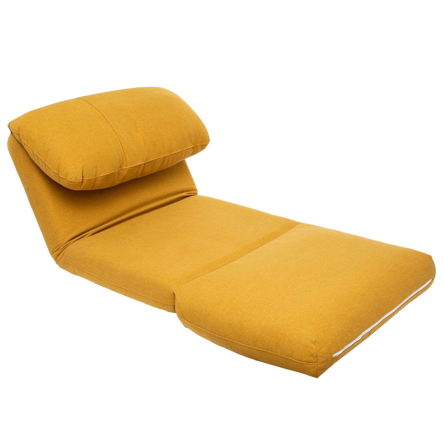 Atmopshera Marza single-seater armchair / sofa bed - Ocher - Extendable