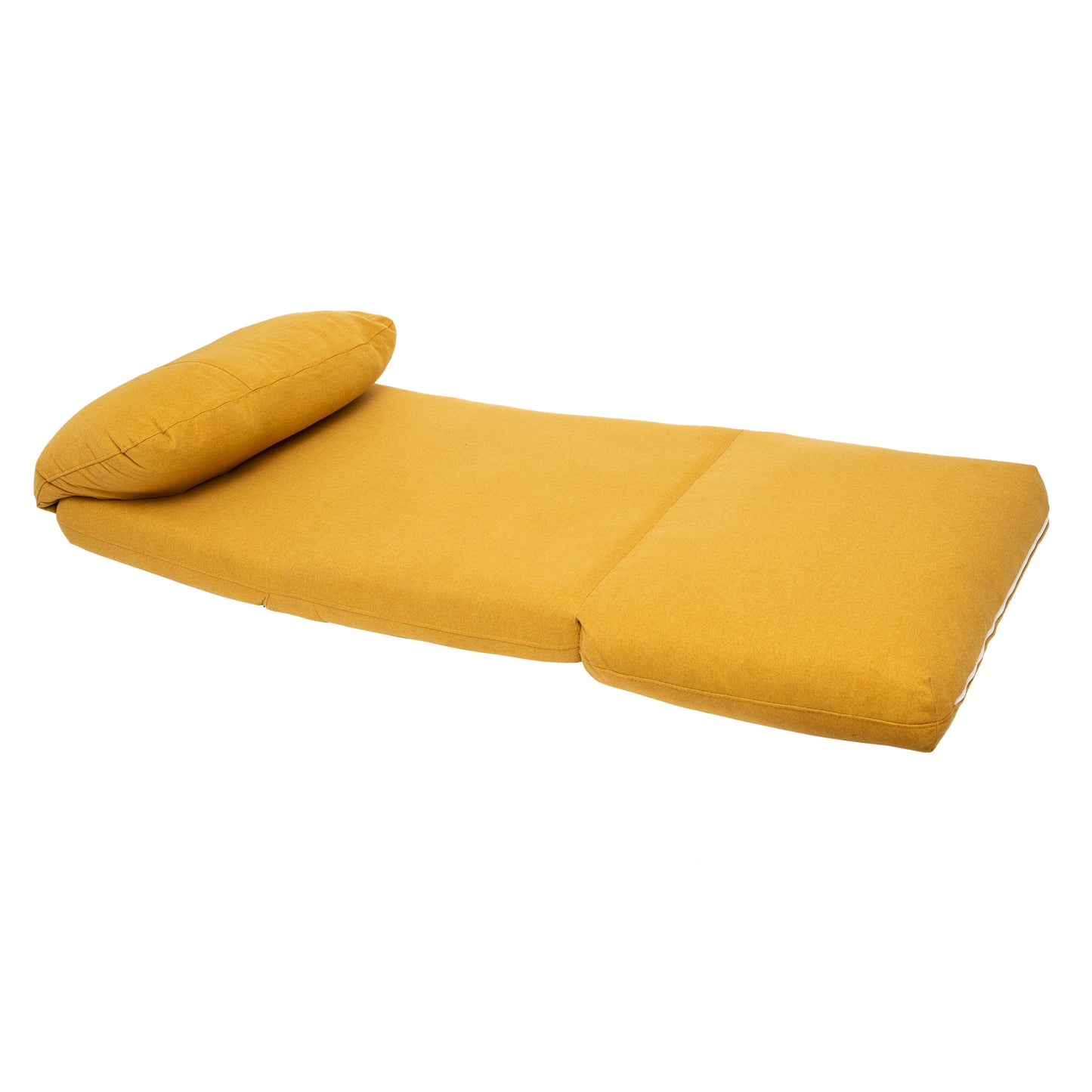 Atmopshera Marza single-seater armchair / sofa bed - Ocher - Extendable