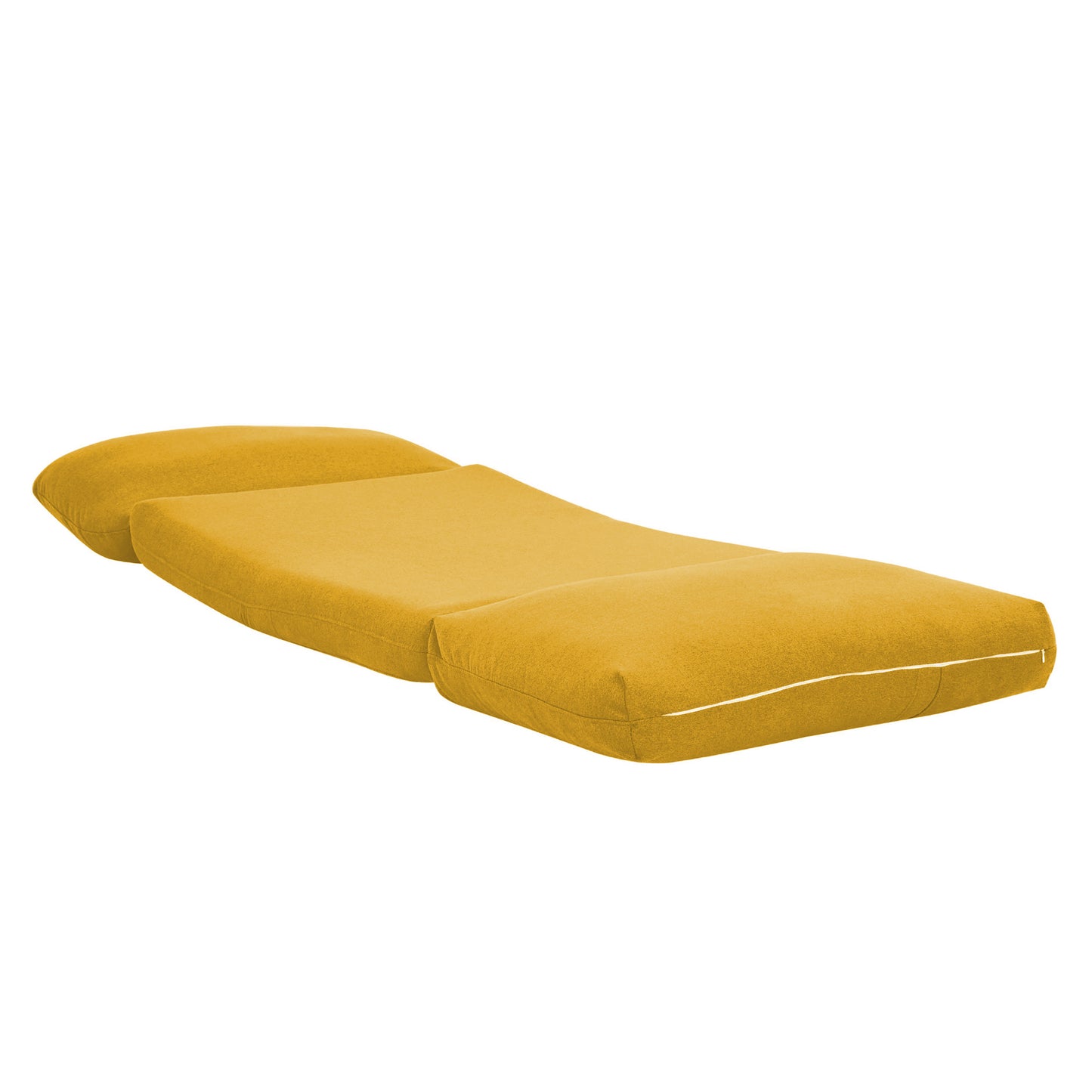 Atmopshera Marza single-seater armchair / sofa bed - Ocher - Extendable