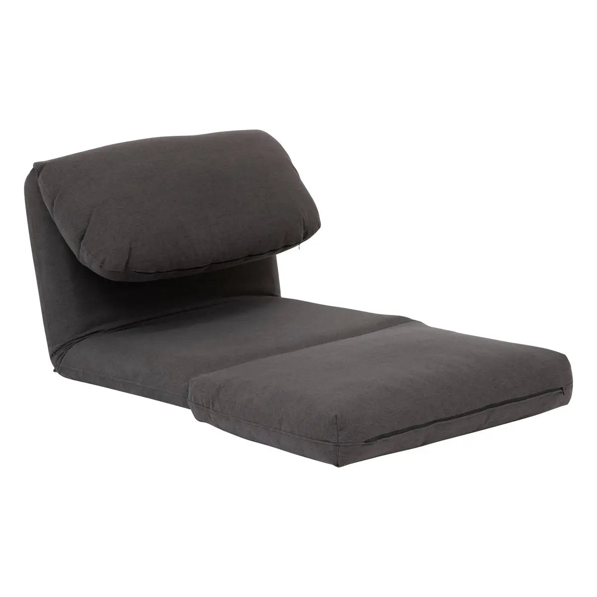 Atmopshera Marza single-seater armchair/sofa bed - Dark gray - Extendable