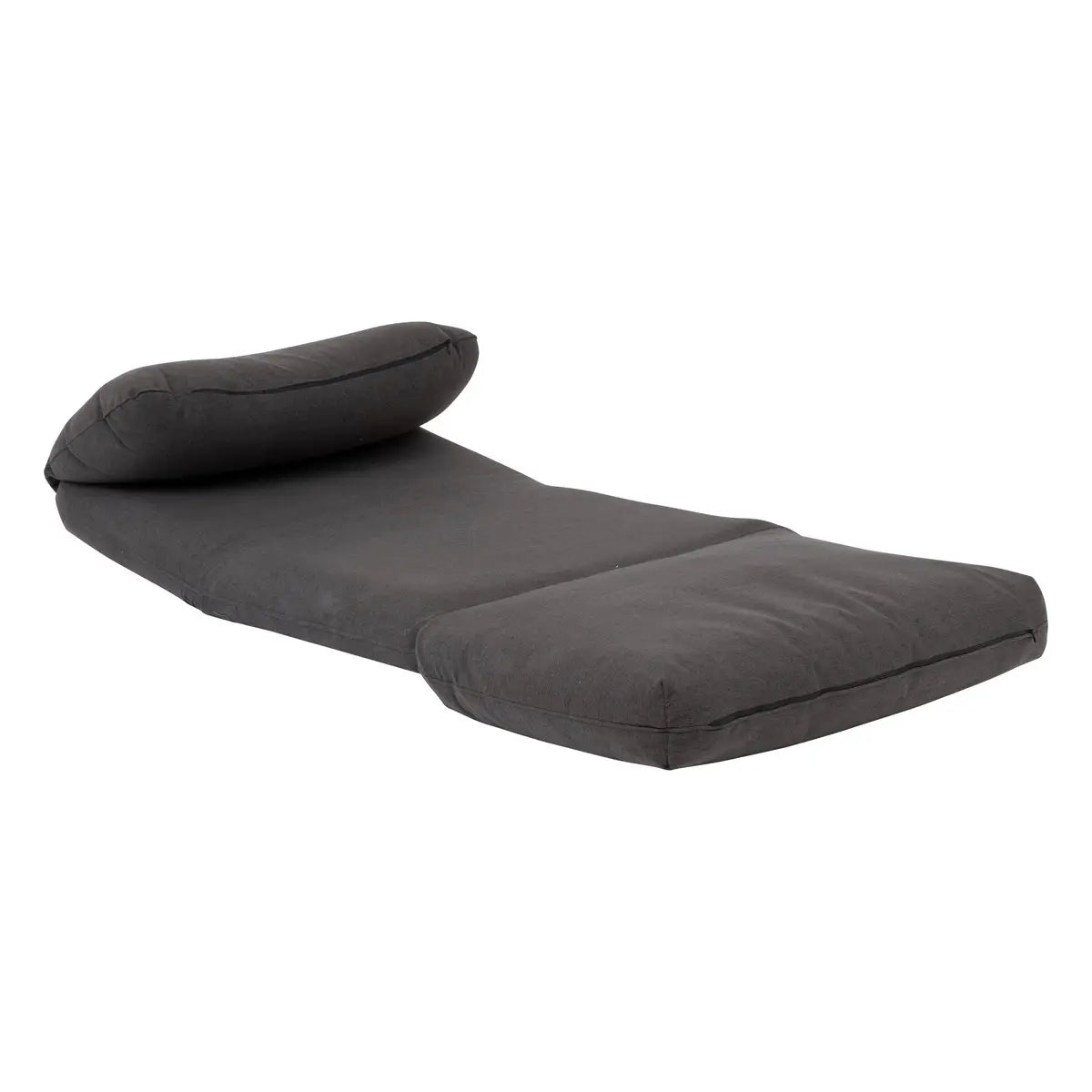 Atmopshera Marza single-seater armchair/sofa bed - Dark gray - Extendable