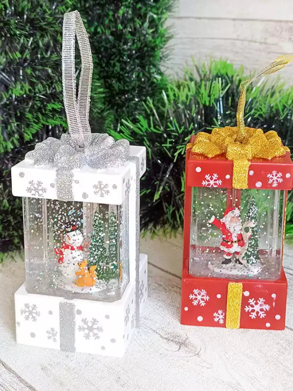 Fééric Lights and Christmas Christmas village - Christmas house with lighting - works on batteries - Red