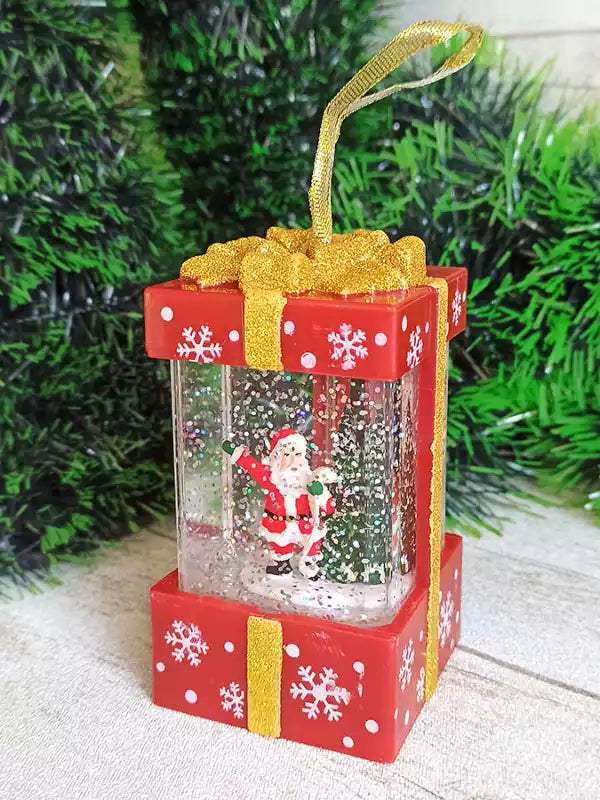 Fééric Lights and Christmas Christmas village - Christmas house with lighting - works on batteries - Red