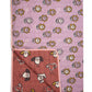 Studio Loco Plaid Dog/Floral - 135x95cm - Paars/Roze