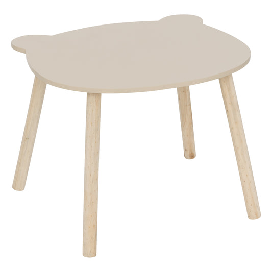 Atmosphera Kids Tekentafel/Kindertafel Teddybeer Ø60cm - Beige