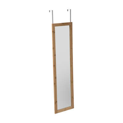 5Five Miroir de porte 30x110cm - Bambou et fer - Marron