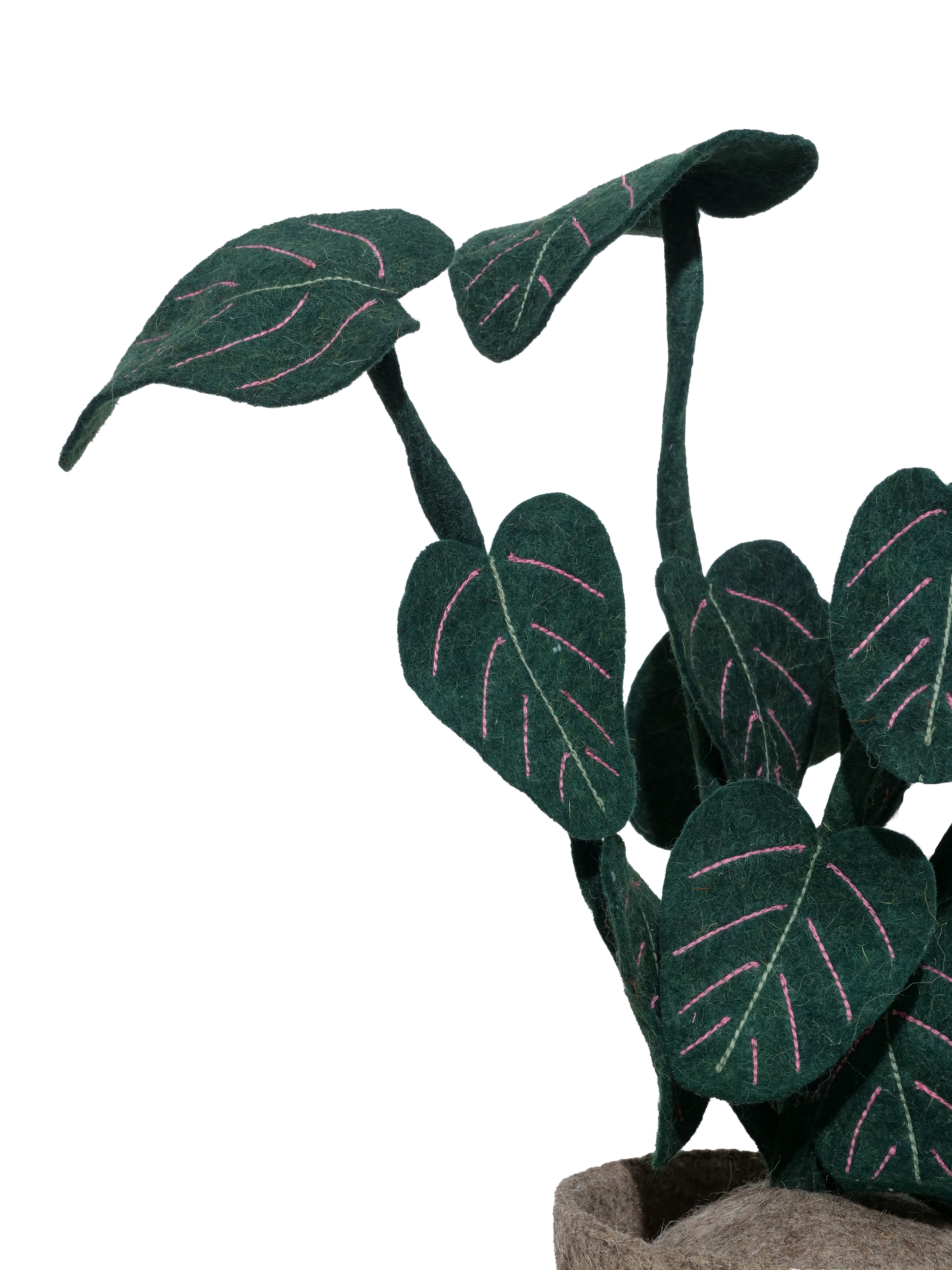 KidsDepot Plant Pebbe Felt - Plante ornementale - Plante artificielle - Chambre d'enfant ou salon