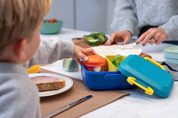 Une petite entreprise de retour à l'école - bouteille de boisson xl en acier inoxydable / Bentobox - Joy